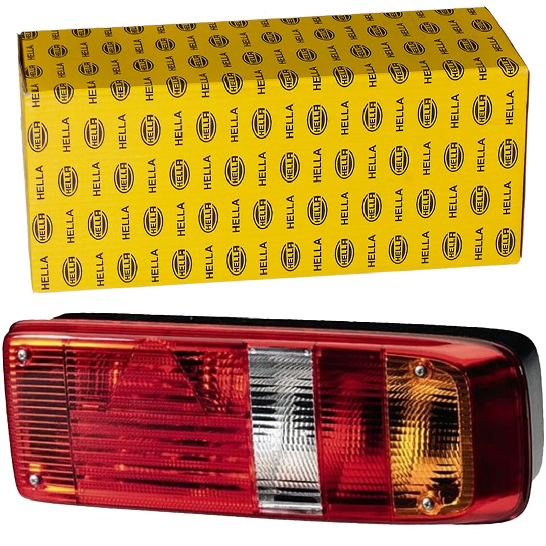 HELLA - Heckleuchte - EasyConn I - Glühlampe - 24V - Anbau/geschraubt - Lichtscheibenfarbe: mehrfarb