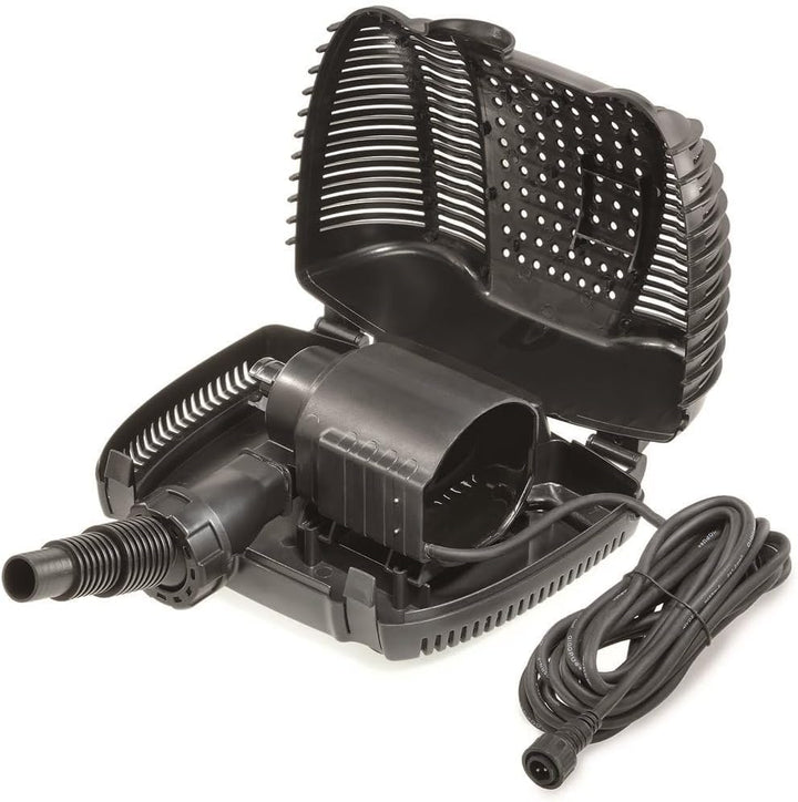 Esotec Solar Bachlaufpumpenset mit Akku 150/4200 proBatt, Solar Bachlaufpumpe 4200 l/h 12 VDC, Teich