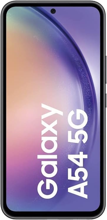 SAMSUNG Cellulari, kabelloses Router, Modell Galaxy A54 EE, 5G, 8 + 256 GB, Schwarz