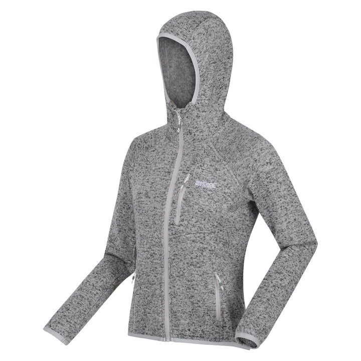 Regatta Damen Women's Newhill Hooded Fleece Jacket fleecejacke (1er Pack) 40 Grau, 40 Grau