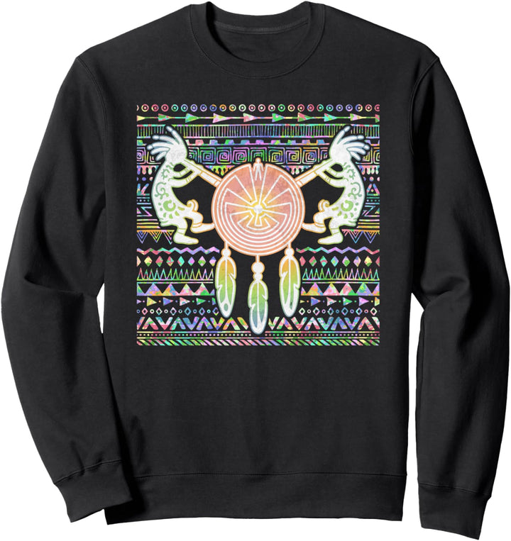 Kokopelli Duo - Man In The Maze - Dreamcatcher 3 - Fan Fun Sweatshirt