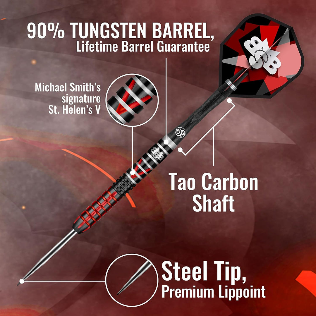 Shot! Steel Darts Michael Smith Bully Boy Defiant 90% Tungsten Steeltip Darts Steeldart Hochwertige