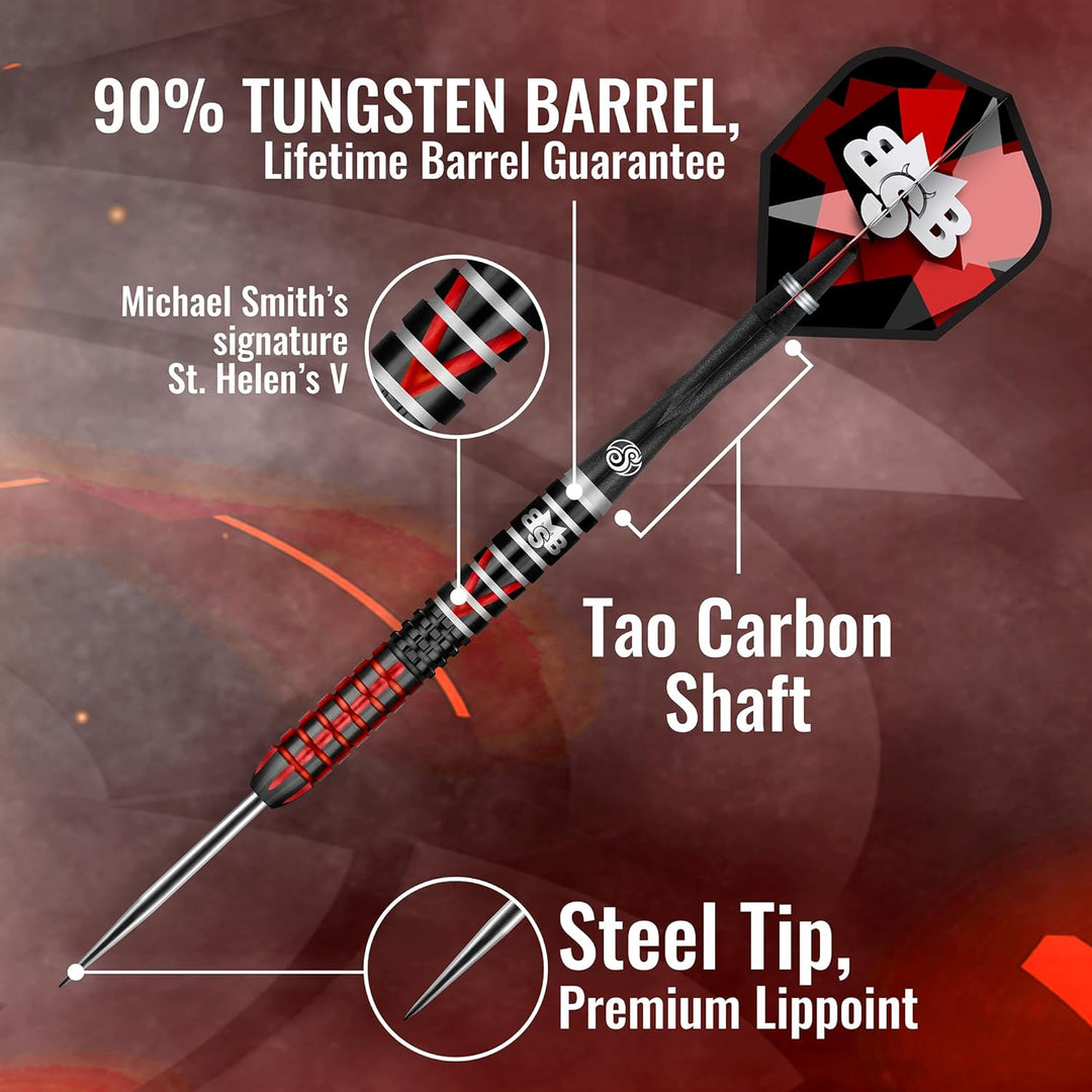 Shot! Steel Darts Michael Smith Bully Boy Defiant 90% Tungsten Steeltip Darts Steeldart Hochwertige