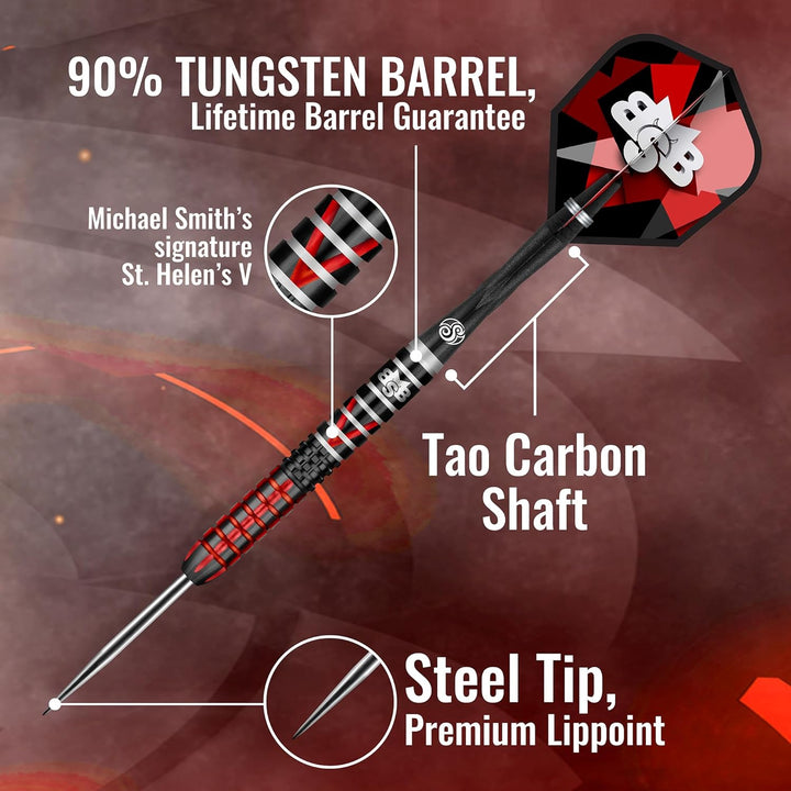 Shot! Steel Darts Michael Smith Bully Boy Defiant 90% Tungsten Steeltip Darts Steeldart Hochwertige