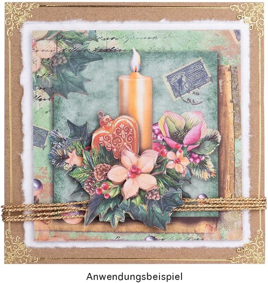 Ideen mit Herz Duo-Design-Papiere | Motiv beidseitig bedruckt | hochwertiges Dekor-Papier | Bastel-K