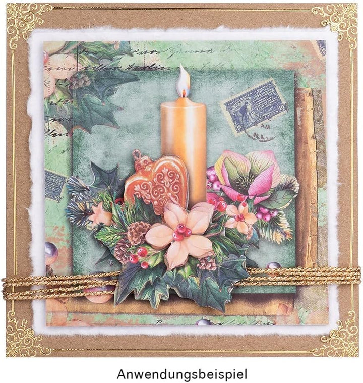 Ideen mit Herz Duo-Design-Papiere | Motiv beidseitig bedruckt | hochwertiges Dekor-Papier | Bastel-K