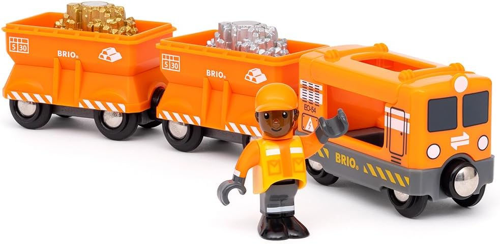 BRIO World - 36049 Güterzug | Zugset für Kinder ab 3 Jahren