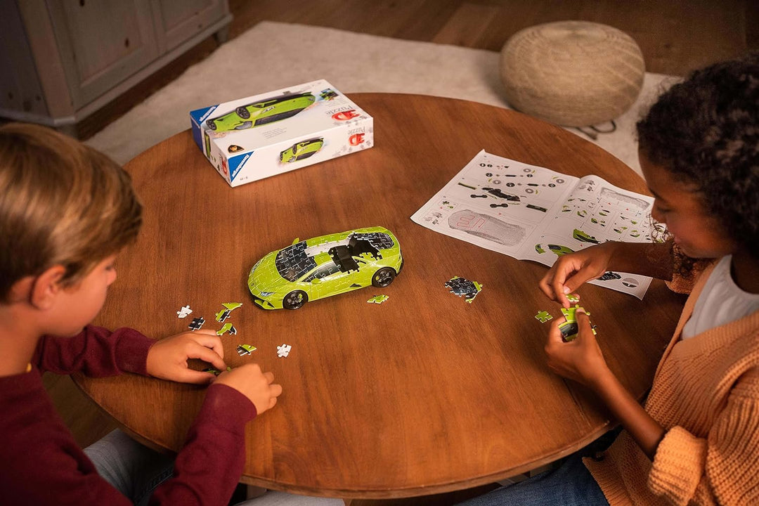 Ravensburger 3D Puzzle 11299 Lamborghini Huracán EVO - Verde - 108 Teile - Das berühmte Fahrzeug als