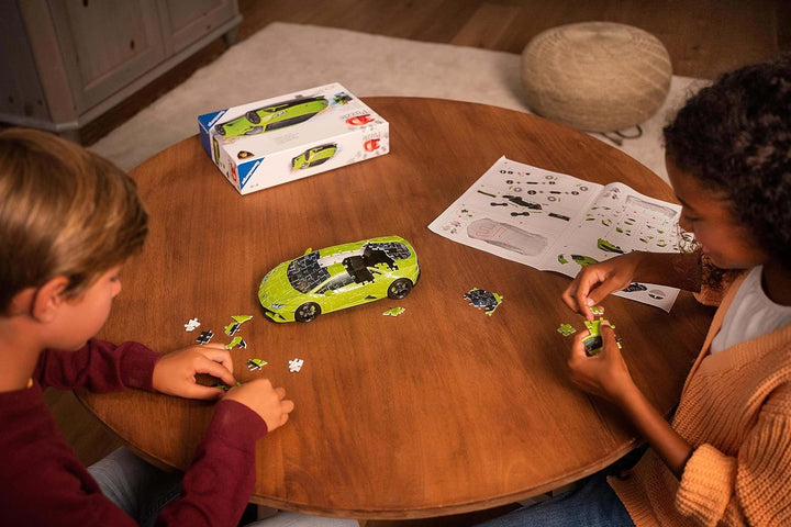 Ravensburger 3D Puzzle 11299 Lamborghini Huracán EVO - Verde - 108 Teile - Das berühmte Fahrzeug als