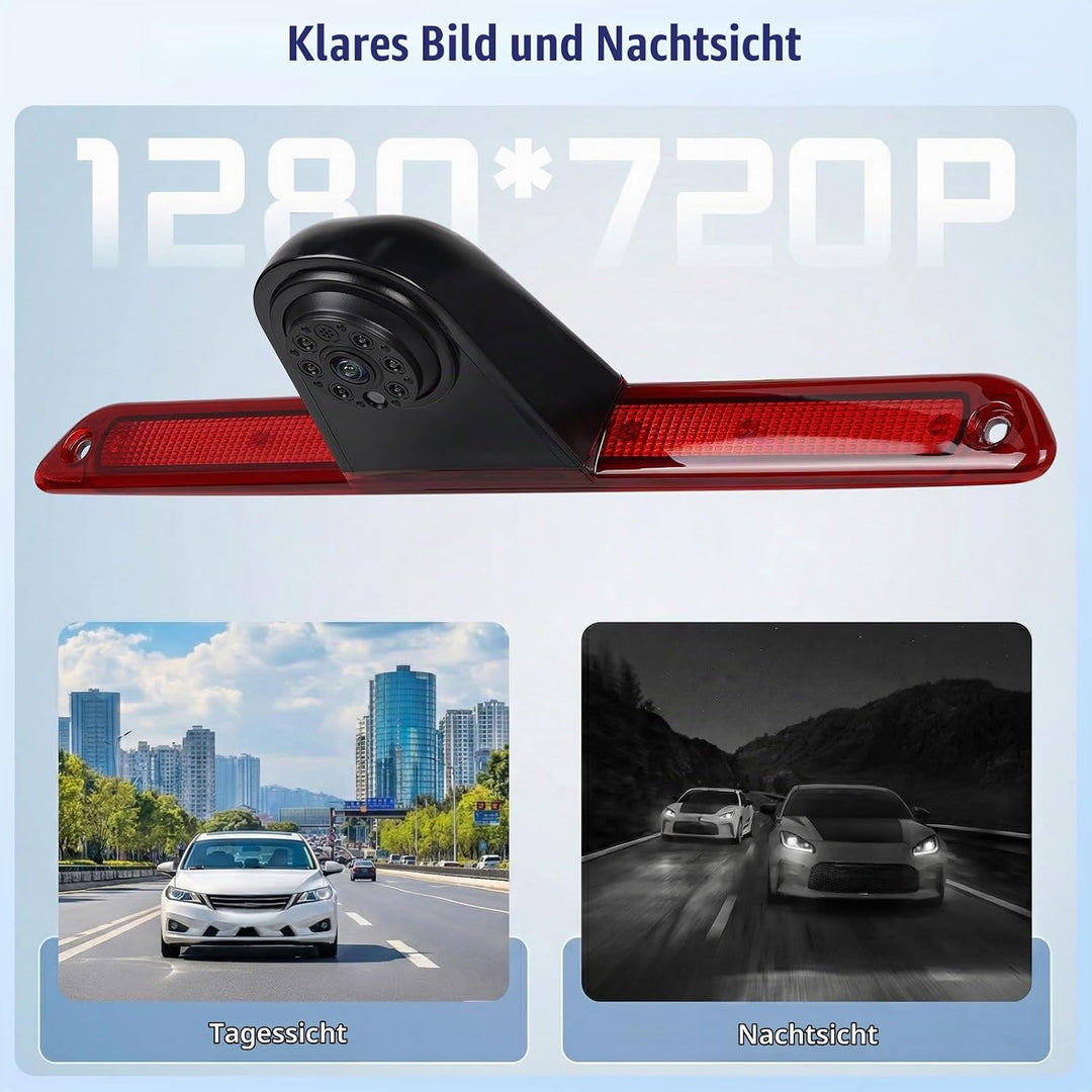 OiLiehu Rückfahrkamera für Mercedes Sprinter 2006-2019, für VW Crafter 2007-2019, 720P HD, 140° Weit