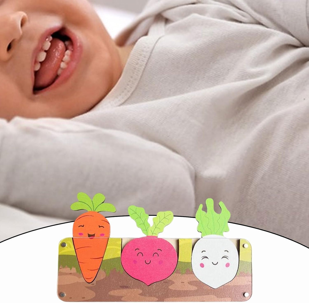 Sharplace Montessori Busy Board DIY Zubehör Pull Karotten Spielzeug, Kinder Holzspielzeug Motorikspi