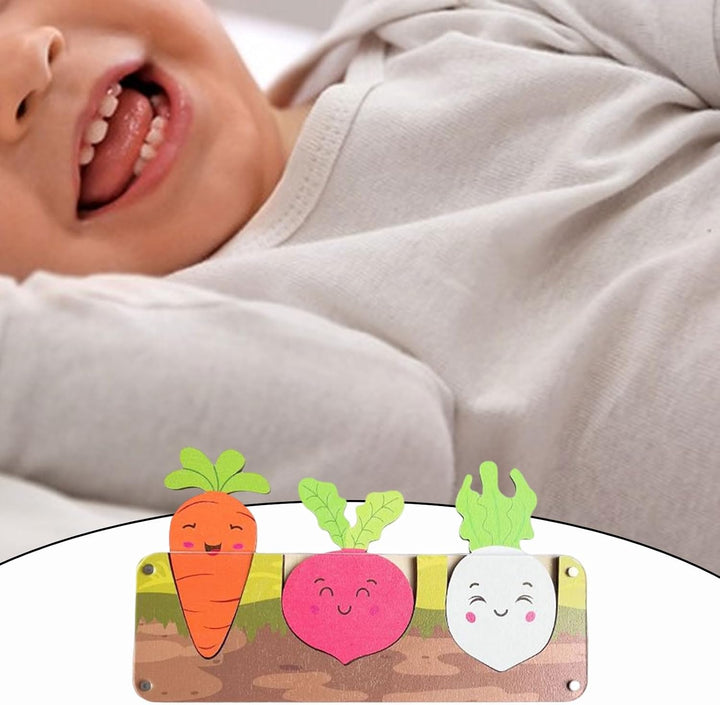 Sharplace Montessori Busy Board DIY Zubehör Pull Karotten Spielzeug, Kinder Holzspielzeug Motorikspi