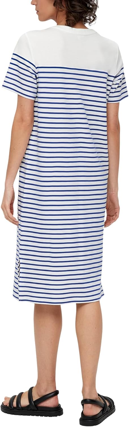 s.Oliver T-Shirtkleid aus Reiner Baumwolle 40 Blau, 40 Blau