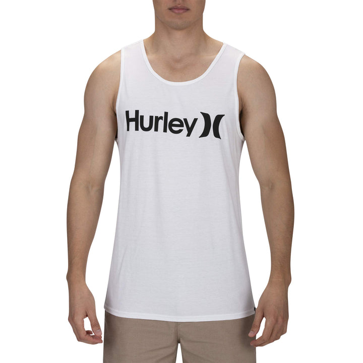 Hurley Herren One and Only Graphic Tank Top T-Shirt S Weiss / Schwarz, S Weiß / Schwarz