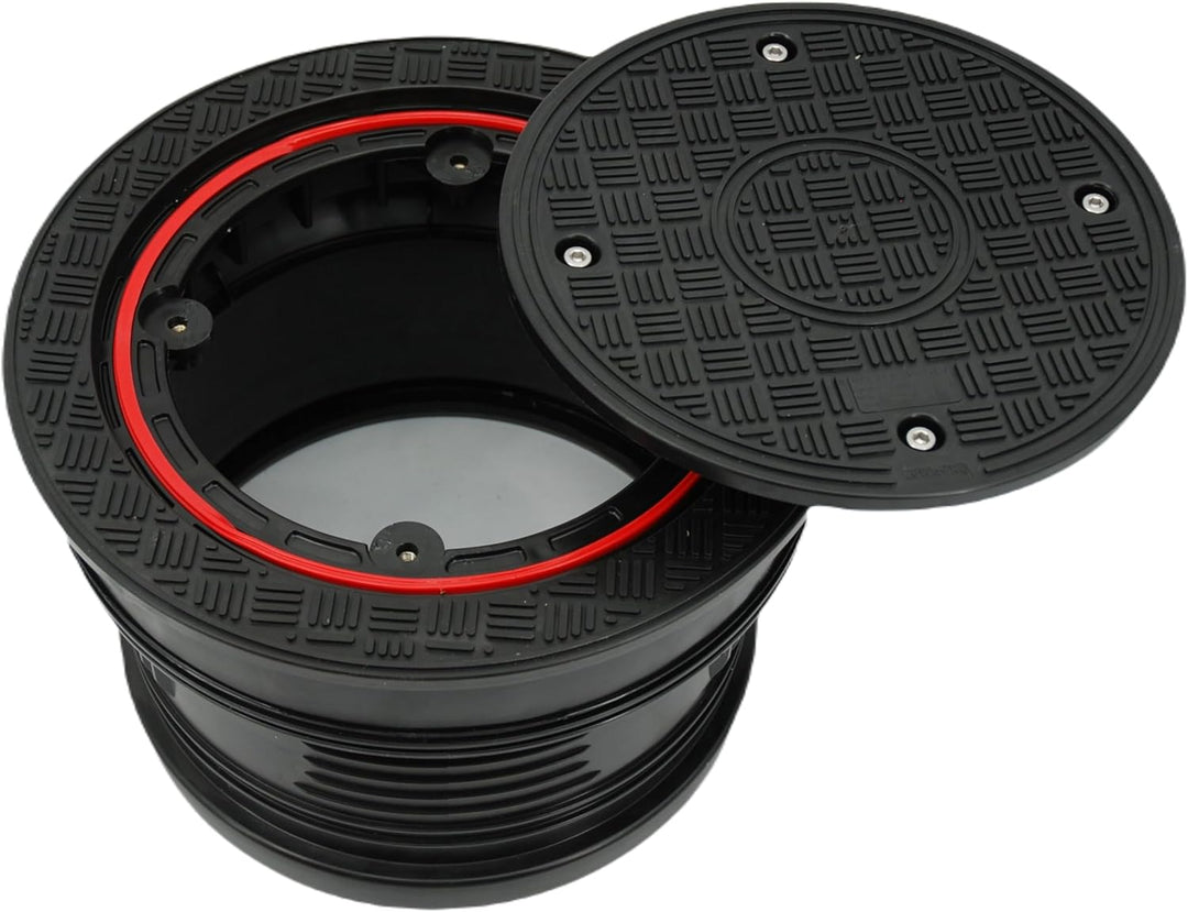 KG Schacht Kontrollschacht Revisionsschacht DN315 / 4 x DN160/125/110 - Schachtdeckel voll, Wasserdi