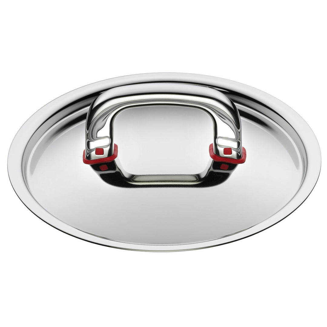 WMF Premium One Topfdeckel 16 cm, Metalldeckel mit Dampföffnung, Cromargan Edelstahl poliert, Cool+
