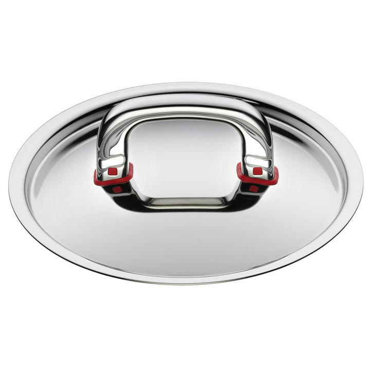 WMF Premium One Topfdeckel 16 cm, Metalldeckel mit Dampföffnung, Cromargan Edelstahl poliert, Cool+