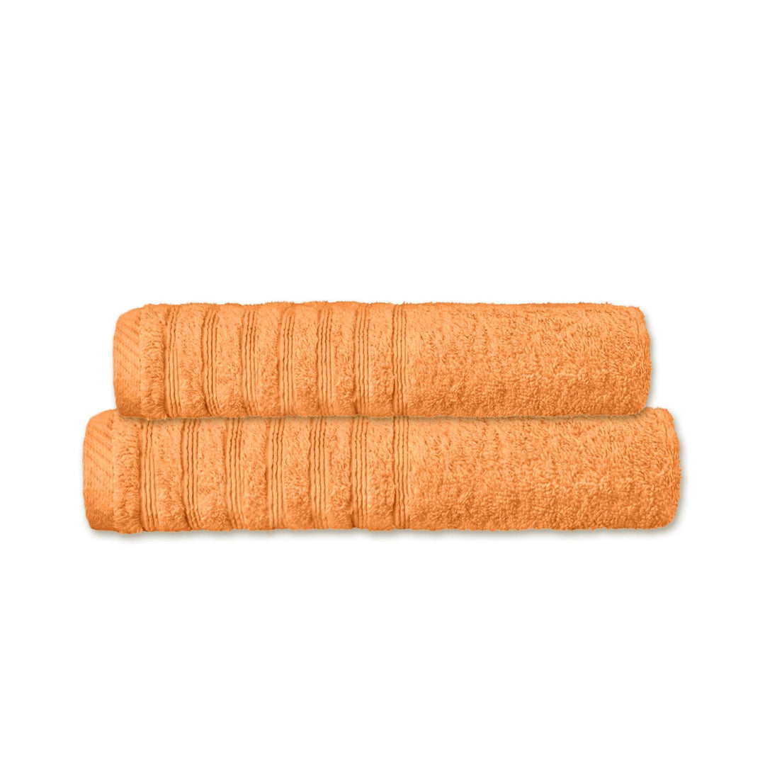 CelinaTex Pisa Handtuch-Set 2teilig 1x 70 x 140 cm 1x 80 x 200 cm pfirsich Baumwolle Frottee Handtuc