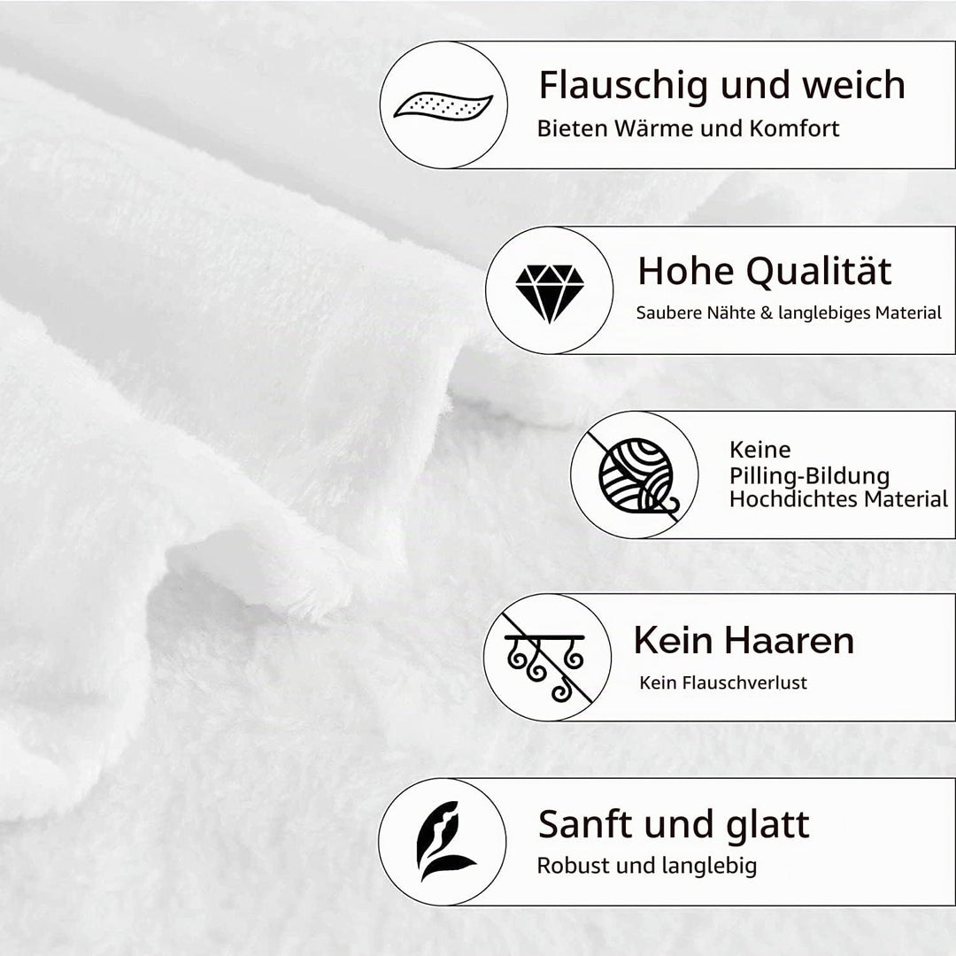 Kuscheldecke Flauschige Vater Tochter Deck, Personalisierte Geschenke Decke für Tochter von Papa, Su