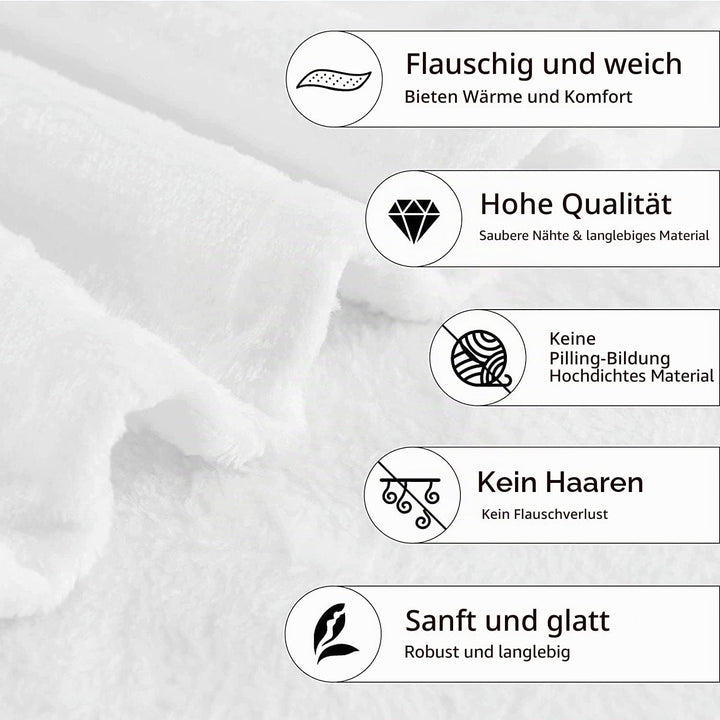 Kuscheldecke Flauschige Vater Tochter Deck, Personalisierte Geschenke Decke für Tochter von Papa, Su