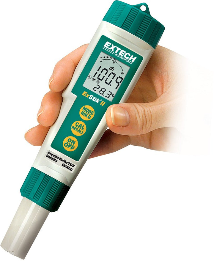 Extech Instruments EC400 Messgerät für Leitfähigkeit/TDS/Salzgehalt, EC400