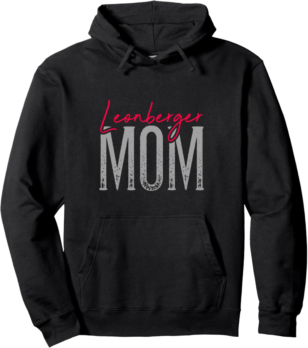 Leonberger mom Hund Hunde Hundemama Bekleidung Pfoten Pullover Hoodie