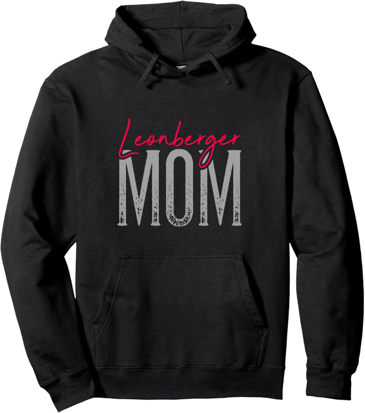 Leonberger mom Hund Hunde Hundemama Bekleidung Pfoten Pullover Hoodie