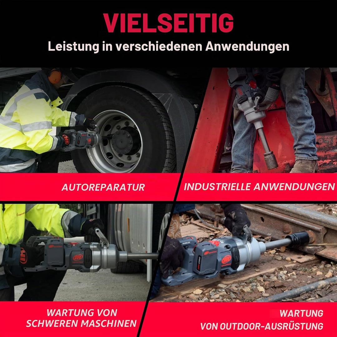 Ingersoll Rand W9691-1" 20V Schlagschrauber für schwere Arbeiten, Schwerlast Schlagschrauber mit lan
