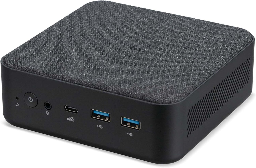 Acer Veriton NUC | N100 | RAM: 8GB | SSD: 250GB | Mini PC | Schwarz | Stoffdeckel | Windows 11 Pro |