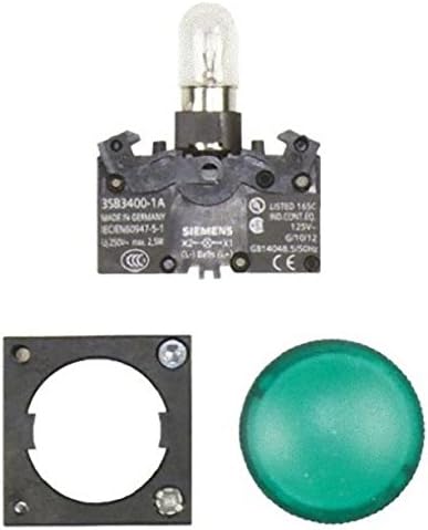Siemens Signage – Lampe grün BA9S 24 V Durchmesser 22