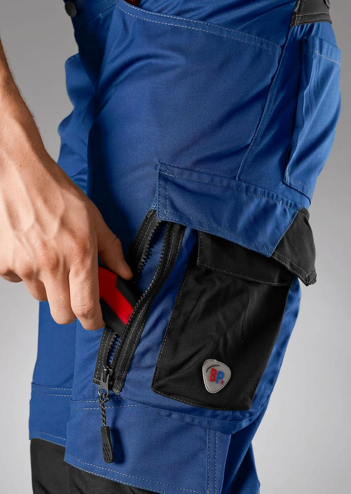 BP 1998-570-1332 Arbeitshose mit Kniepolstertaschen - Schlanke Silhouette - Elastischer Rückengurt -