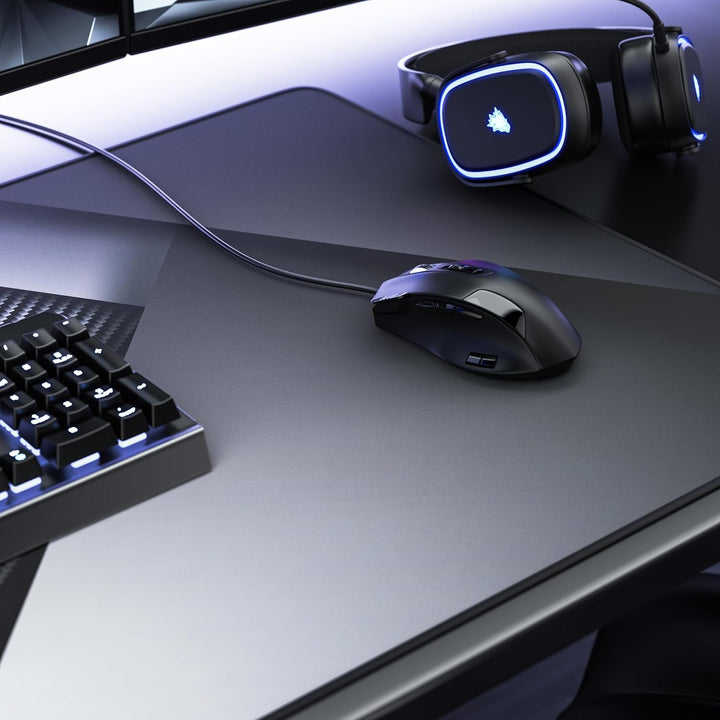 Titanwolf XXXL Übergrösse Mauspad 1200x600mm, Gaming Mousepad Gross,120x60 cm Tischunterlage Large S