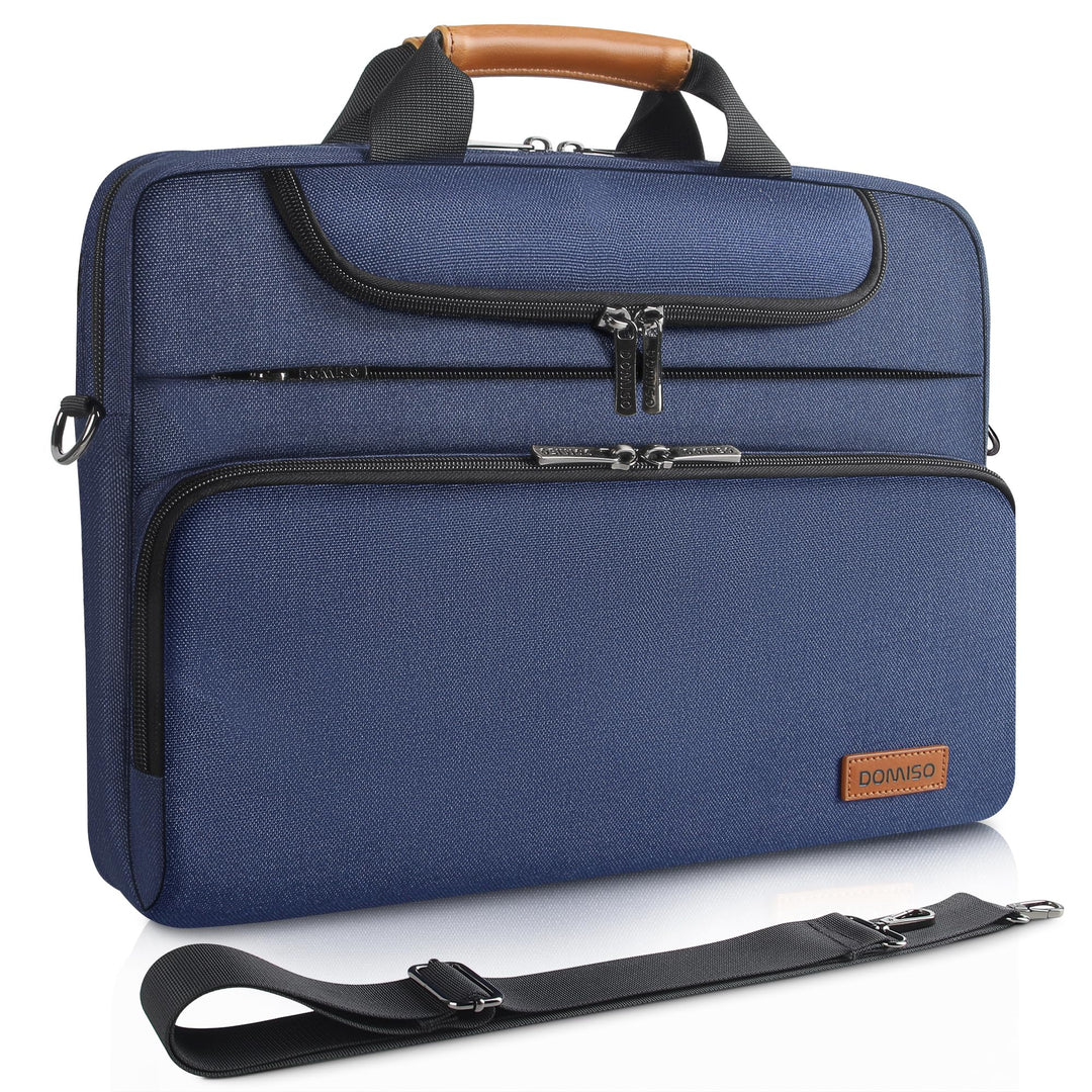 DOMISO Laptoptasche 17 Zoll Wasserdicht Laptop Tasche Aktentasche Herren Schultertasche Notebooktasc