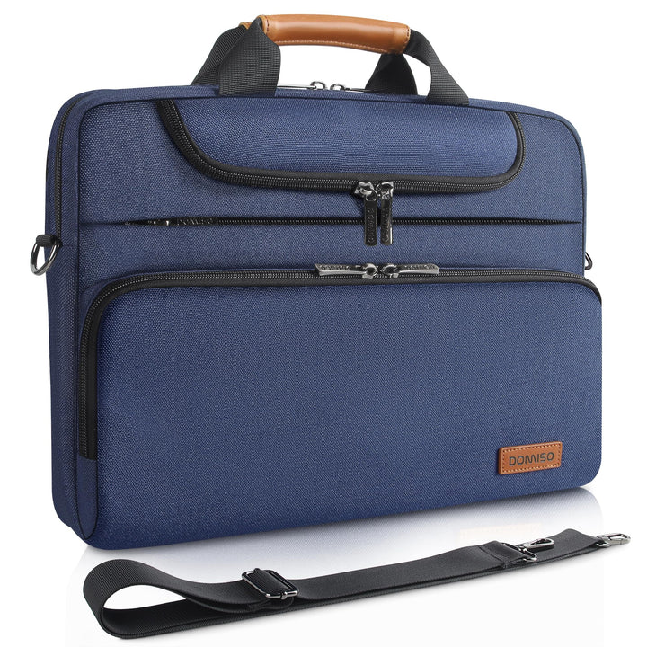 DOMISO Laptoptasche 17 Zoll Wasserdicht Laptop Tasche Aktentasche Herren Schultertasche Notebooktasc