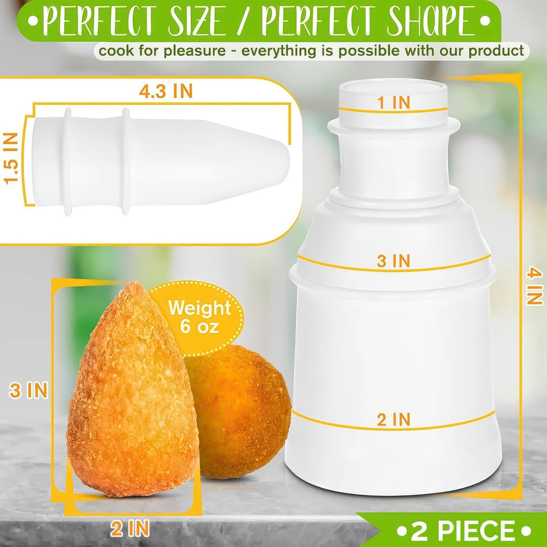 2 Stück Onigiri Form, 2 Form Arancini Maker, Onigiri Maker, FleischbäLlchen Former, 80–160g Fassungs