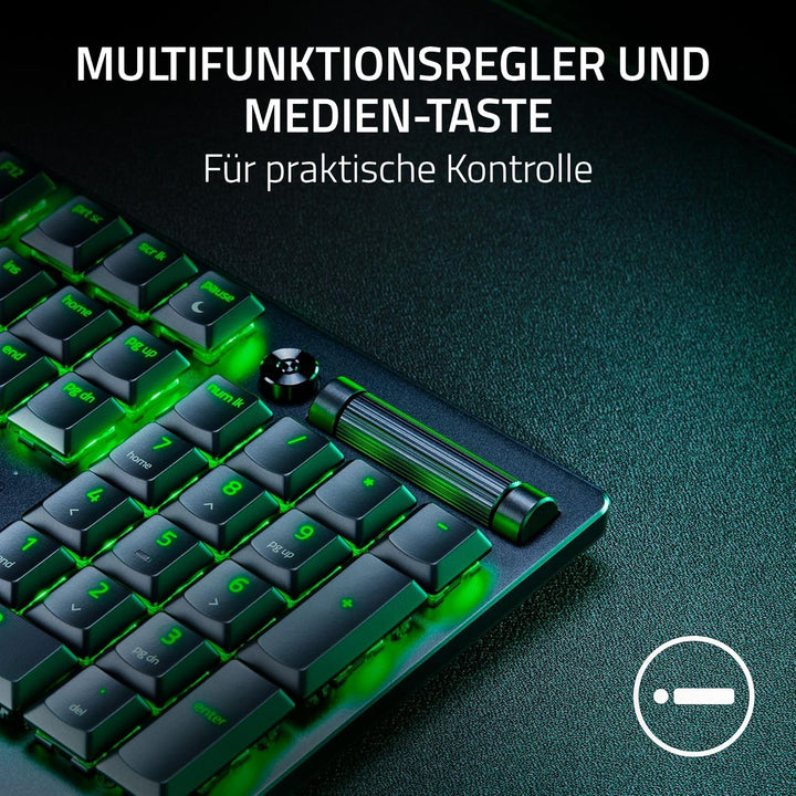 Razer DeathStalker V2 (Red Switch) - Optische Low-Profile-Gaming-Tastatur (Lineare Optische Switches