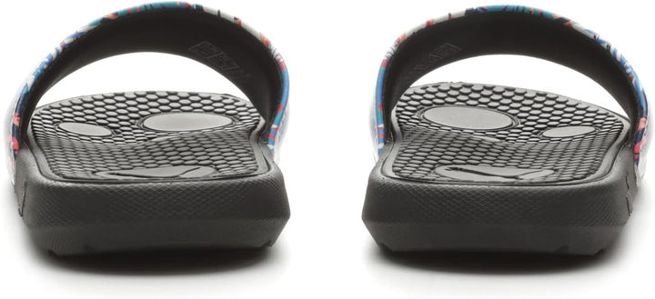 PUMA Damen Cool Cat 2.0 Aop WnsSchiebe-Sandalen 36 EU Island Daze Schwarz Ozean Div, 36 EU Island Da