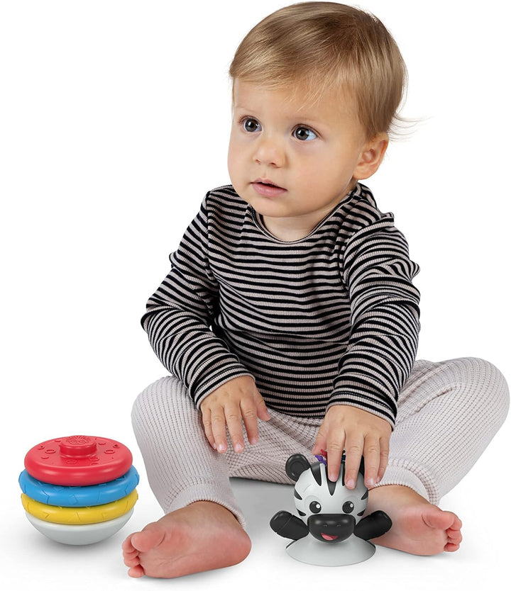 Baby Einstein, Stack & Wobble Zen BPA-freies Beissring Spielzeug für das Lernen von Ursache und Wirk