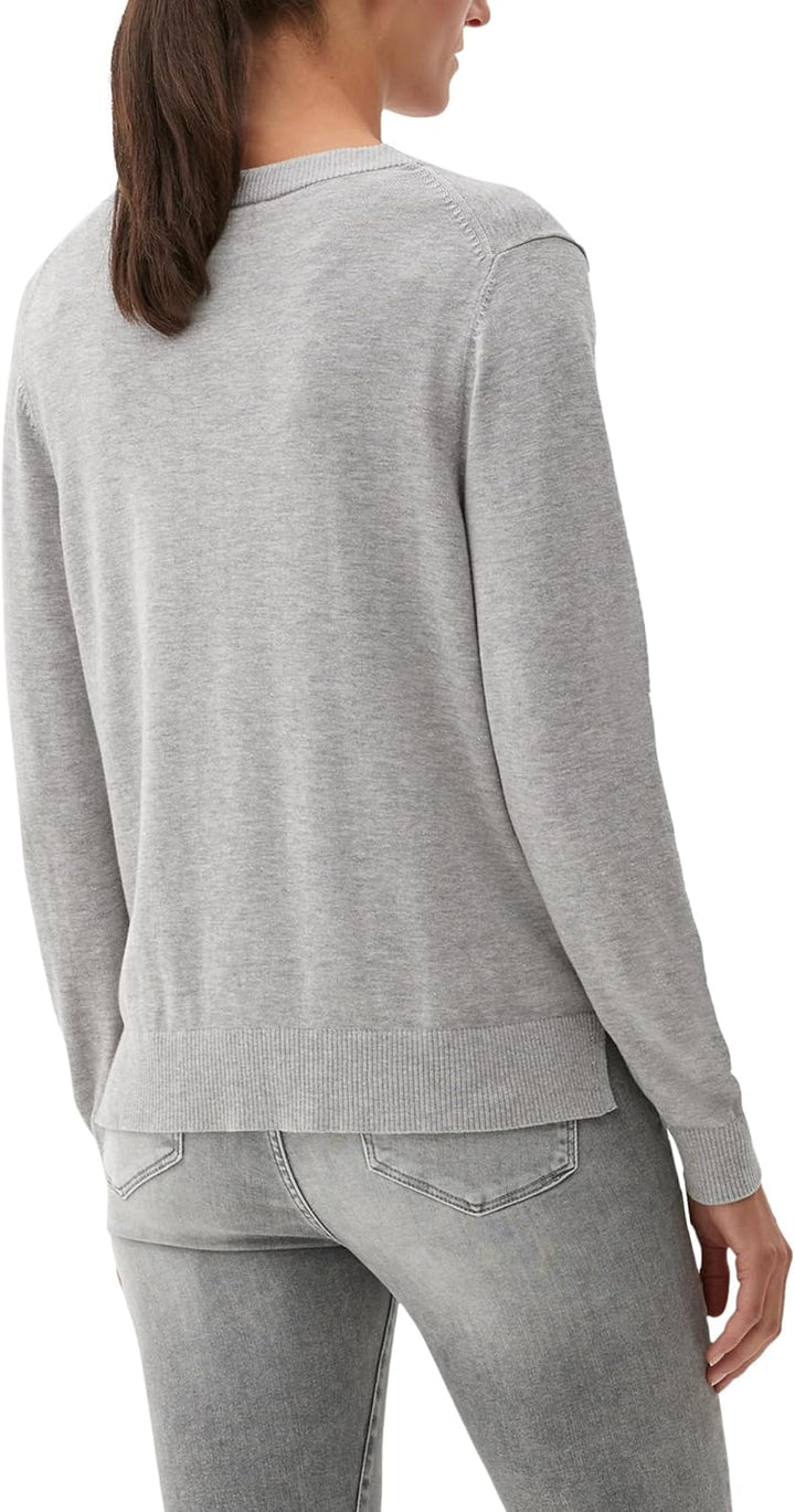 s.Oliver Feinstrickpullover aus Viskosemix, 9400 Grau