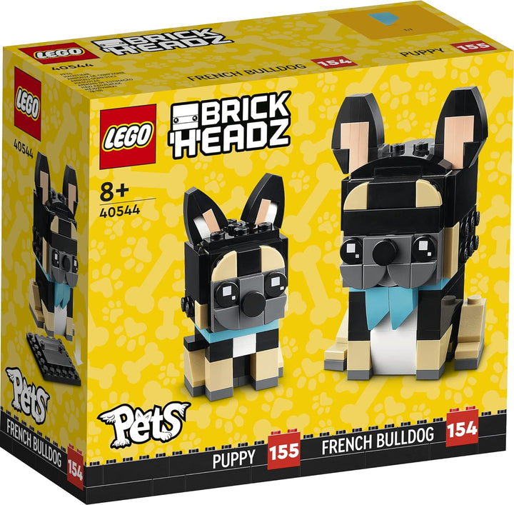 Lego BrickHeadz 40544 Französische Bulldogge und Welpe Einfache Aufbewahrung