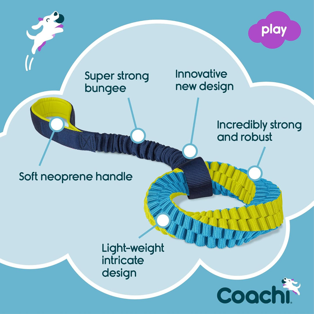 Coachi Tuggi Helix, innovatives Design, leicht, robust, sicher, dehnbarer Bungee-Griff, Belohnungstr