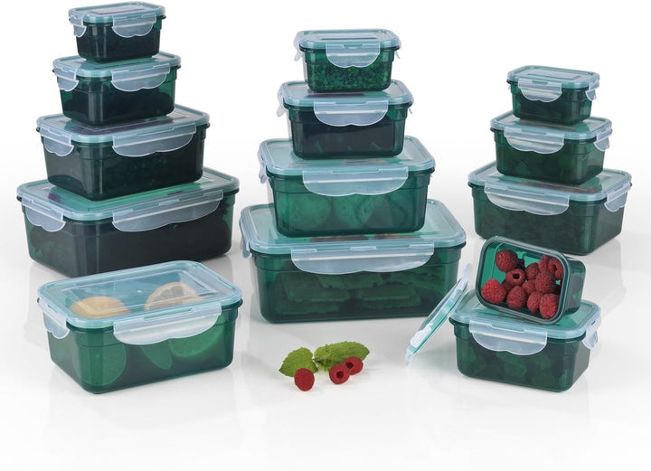 GOURMETmaxx Frischhaltedosen klick-it 14er Set | Spülmaschinen- Mikrowellen- und Gefrierschrankgeeig
