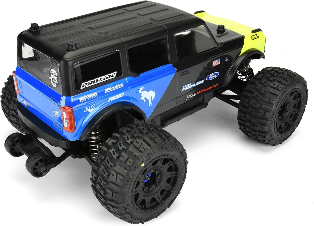 Pro-Line 1/8 2021 Ford Bronco Clear Body: MAXX, E-REVO 2.0
