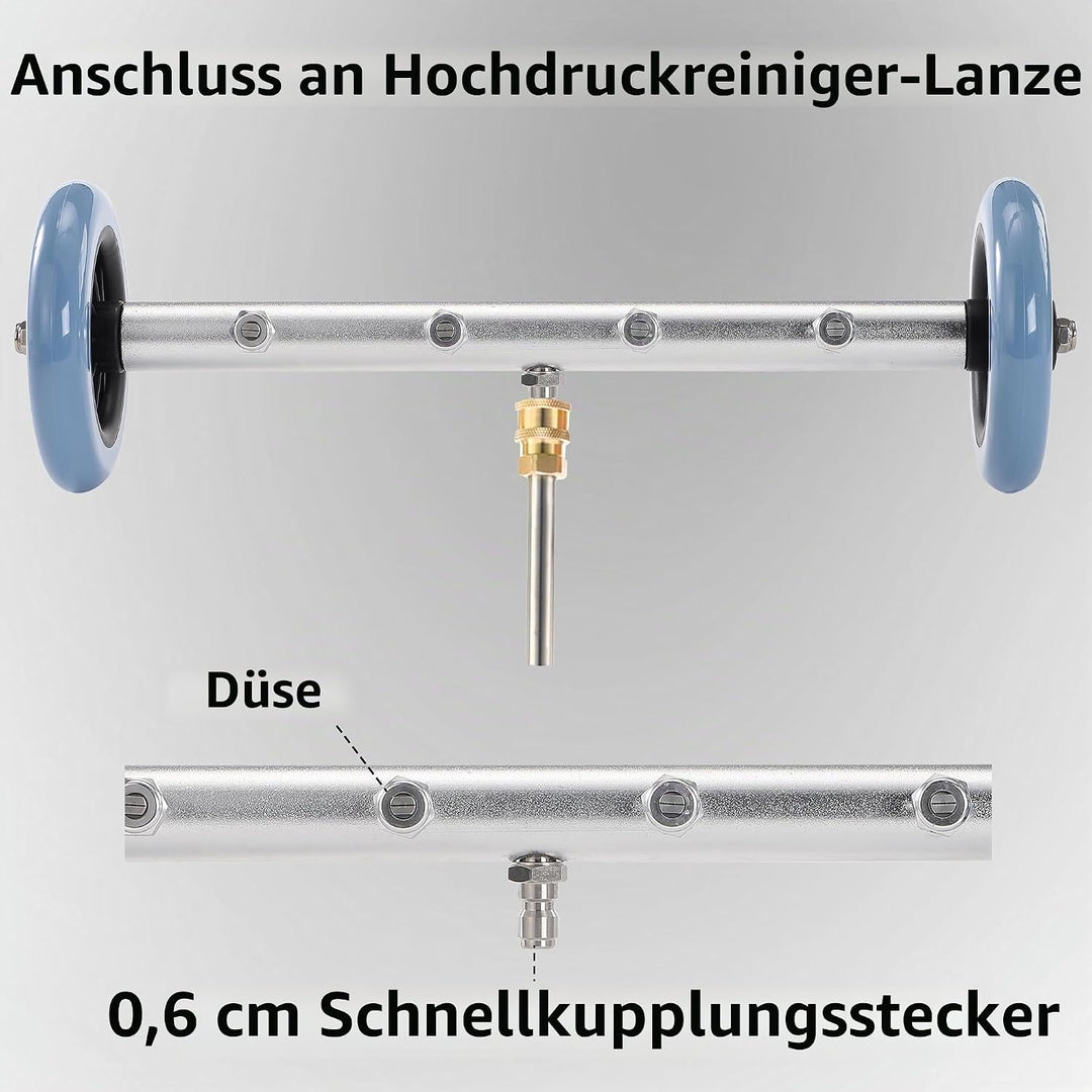 M MINGLE 40,6 cm Unterbaureiniger, kompatibel mit Kärcher K-Serie, K2, K3, K4, K5, K6, K7, Hochdruck