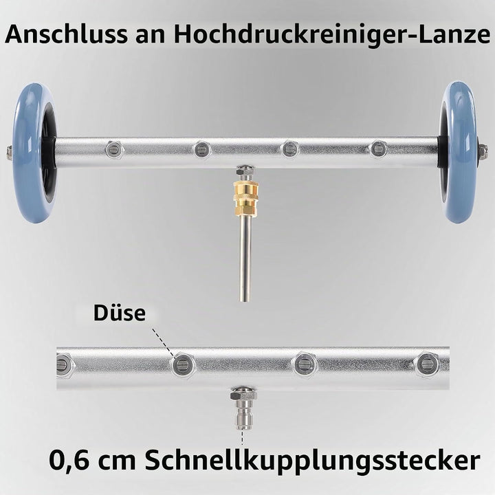M MINGLE 40,6 cm Unterbaureiniger, kompatibel mit Kärcher K-Serie, K2, K3, K4, K5, K6, K7, Hochdruck