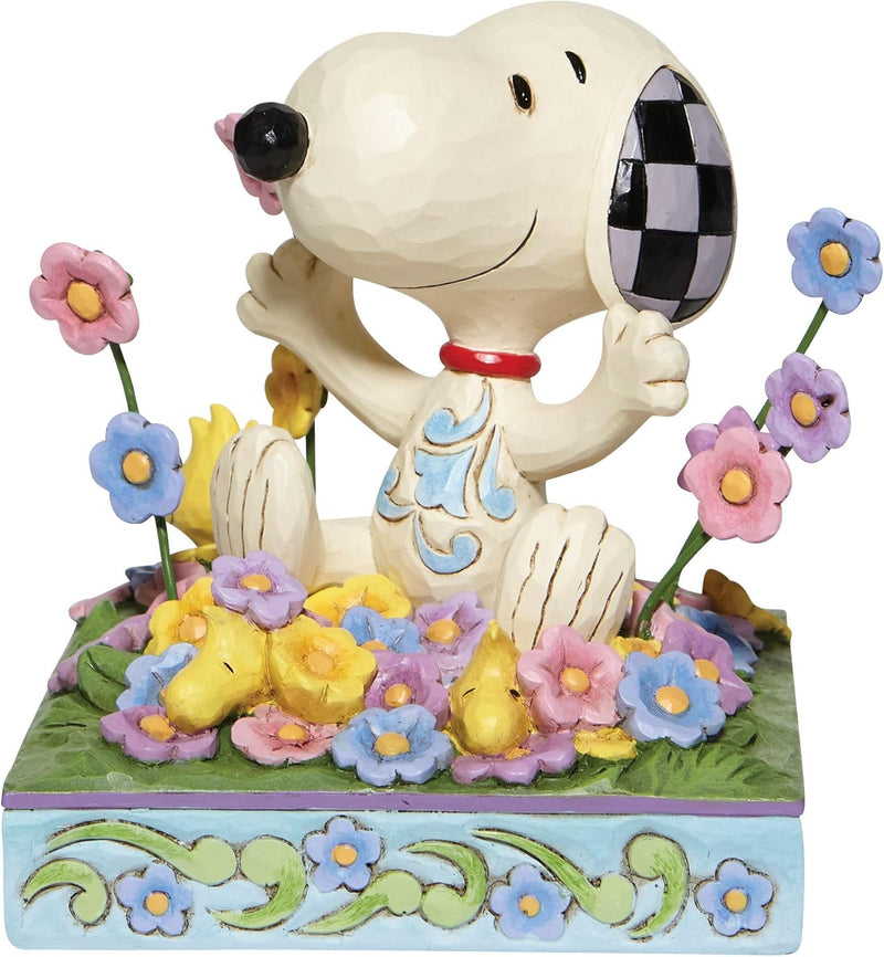 Jim Shore Peanuts Snoopy in Flowers