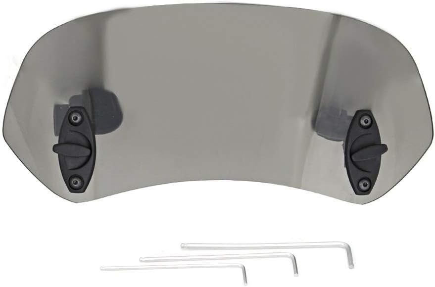 DEWIN Motorrad Windschild, Street Glide Special Windschild Motorrad Einstellbare Clip On Windschutzs