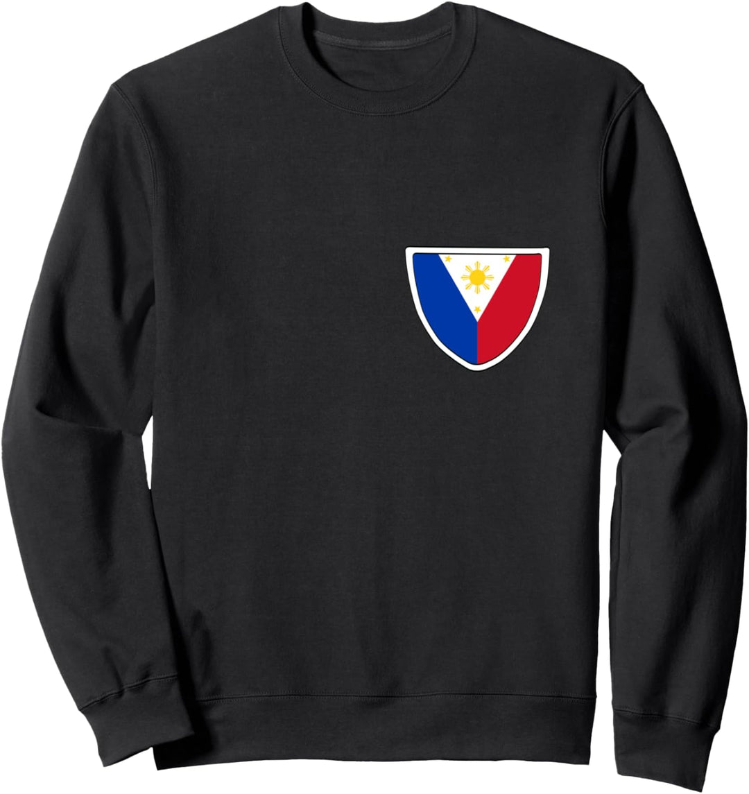 Filipino Flagge Tasche Grafik Philippinen Männer Frauen Sweatshirt