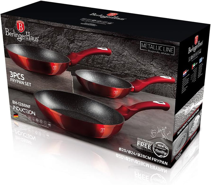 Berlinger Haus - BH/1288NF - 3 PCS Arypan Ensemble, Bordeaux Edition von Metal Line
