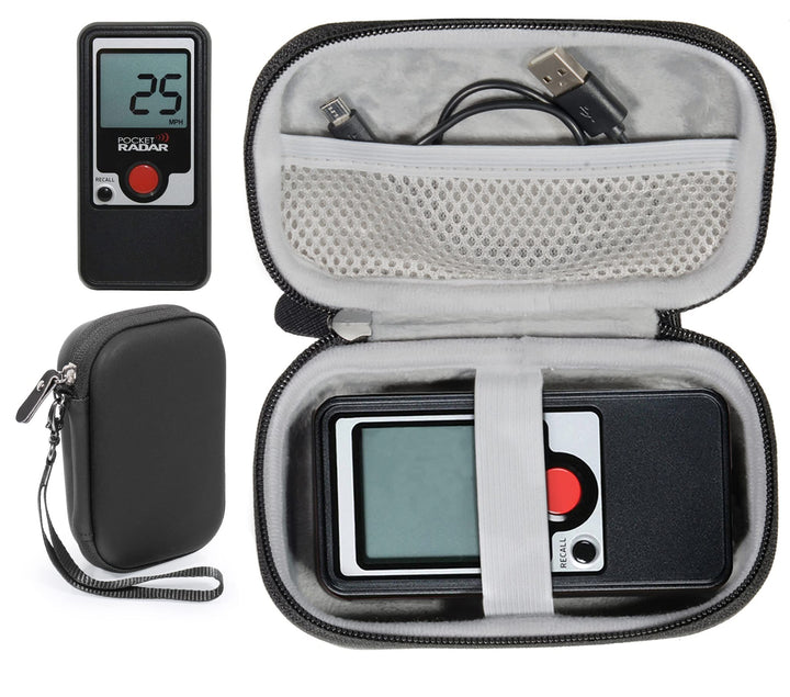 CaseSack Tragbarer Radarkoffer Kompatibel mit Pocket Radar Smart Coach, Ball Coach/Pro-Level Speed T